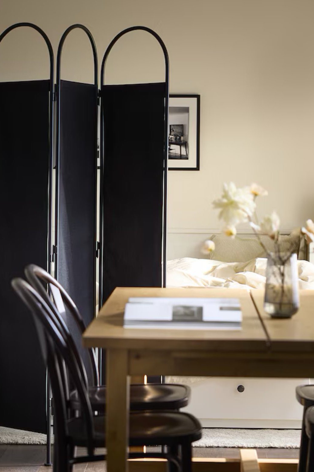 How to choose an ikea room divider with arched black GRÅFJÄLLET panels